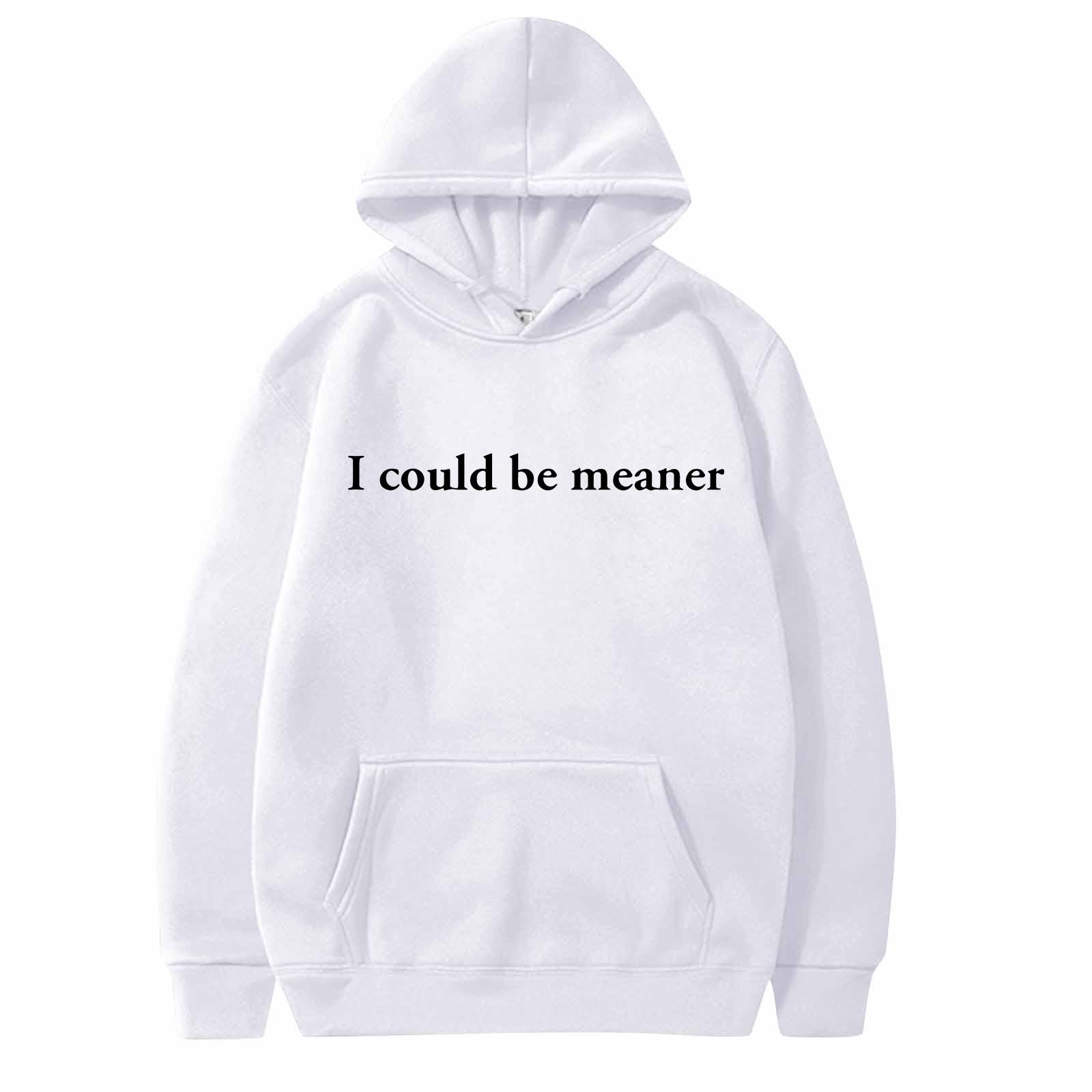 

Унисекс модный повседневный свободный плюшевый пуловер с длинными рукавами и круглым вырезом с капюшоном из веревки XL белый