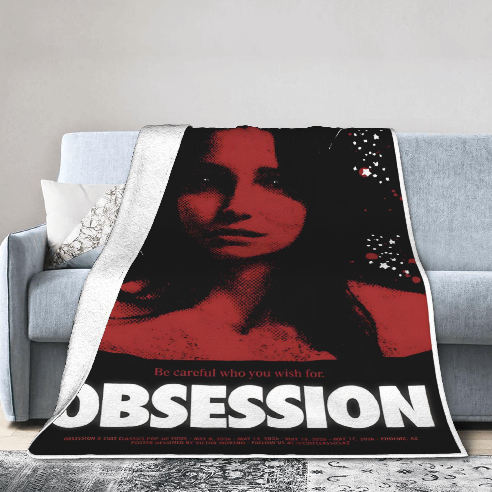 Helenal Unisex Coral Obsession Horror Movie Blankets Ultra-Soft Fleece Plush Novelty Gifts Throw Blanket Bedspread
