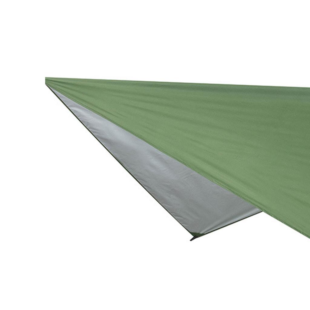 Tent Canopy Waterproof Sunproof Multifunctional Tent Awning for Outdoor Camping Beach Silvery Green 230x140CM