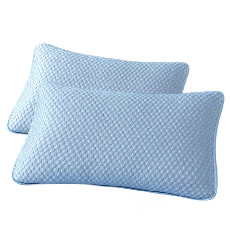 2 Pack Cooling Pillow Covers Ice Silk Fabric Washable Pillowcase 48x74cm Soft Breathable Design with Envelope Closure