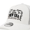 New Era Youth Mesh Sizes 940AFTR NE FRAME Kids' 9FORTYA-Frame Cap, Cotton, White, 52-56cm (YTH WHI) (14392025, NER36K4569)