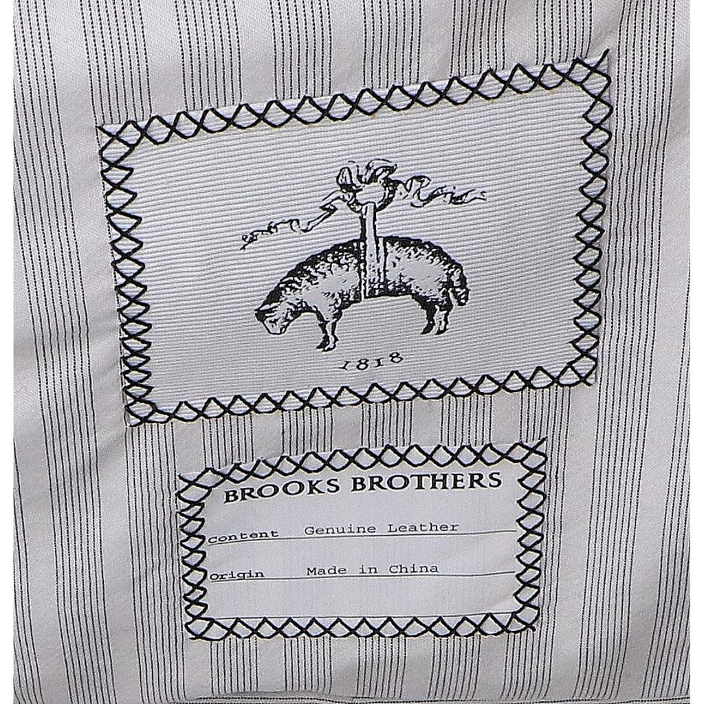 Brooks Brothers [Excellent Condition] Genuine Leather Block Check Leather Tote Bag Navy / RedUsed