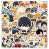 51-Piece Haikyuu!! Chibi Stickers Set: Kageyama, Notebook, Planner, Anime Manga Stationery