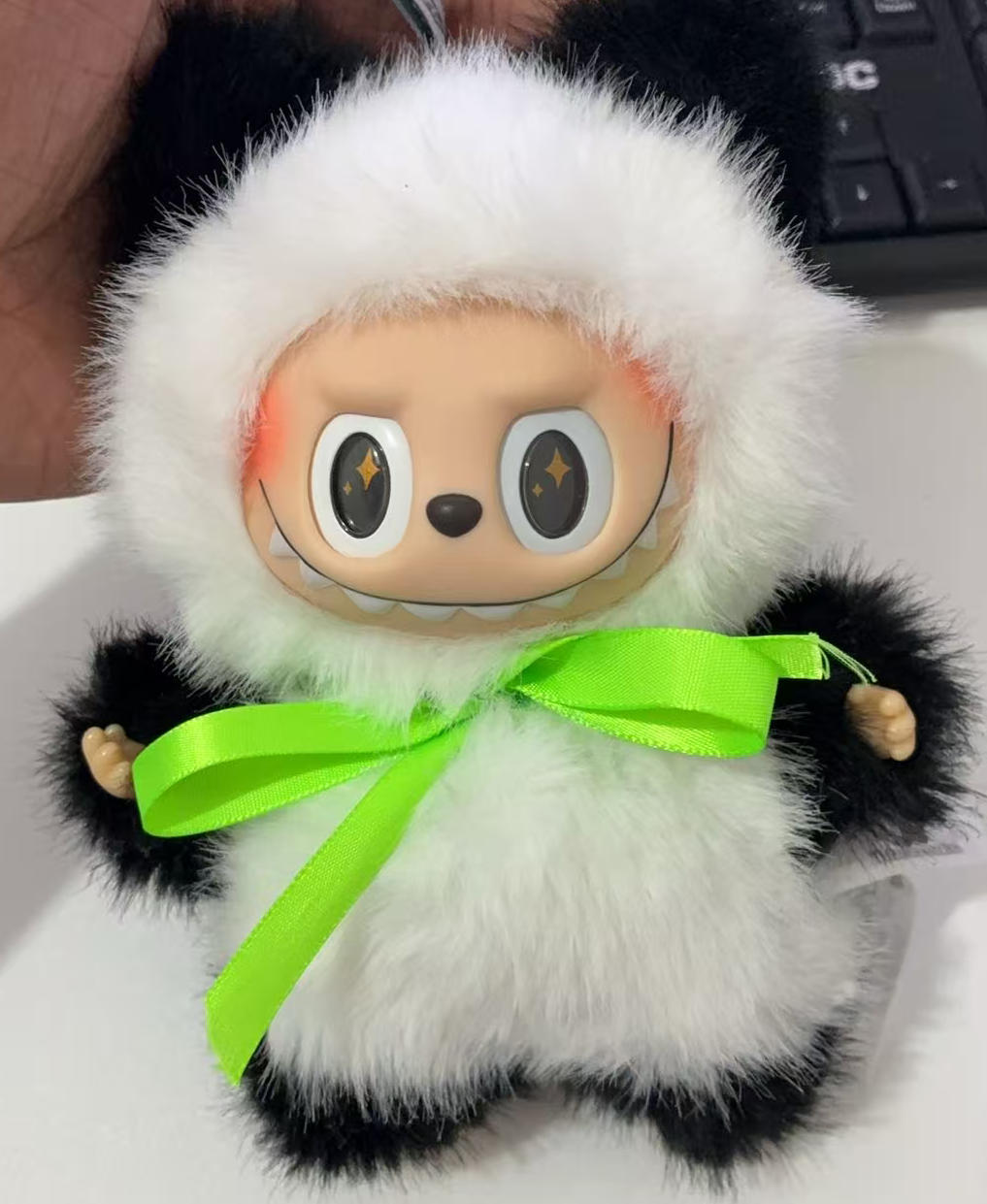 

Высококачественная виниловая кукла-лицо панды Лабубу Зимомо детская игрушка фестиваль подарок на день рождения коллекция для стола украшение