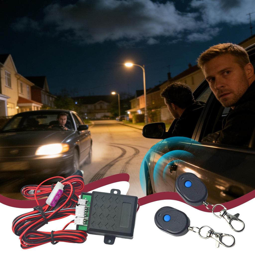 Anti-Hijacking Intelligent Circuit Cut Off Kit Car Remote Control 12V Keyless Access System Auto Unlock Immobilizer Device