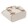 Michael Kors Maeve Classic Commuter Fashion Monogram Color Block Tote Bag Small Women Handbags Vanilla-White Acorn-Brown 30T2G5VT1B-149