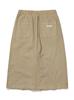 BBC EARTH W Stretch Cotton Skirt_Light Beige