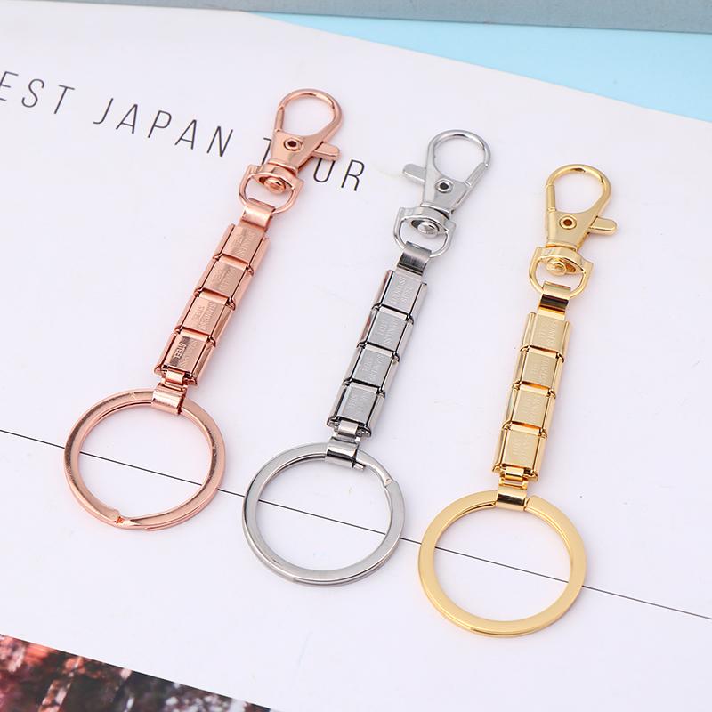 Simple  Removable Modules Key Chain Charm Link Making Diy Accessory Gift For Women Men