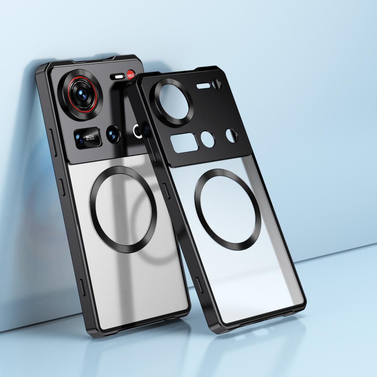

For ZTE Nubia Z80 Z70 S Ultra Case 6.85“ Push Pull Metal Bumper Back Cover Matte PC Hard Shockproof Phone Case ZTE nubia Z70S Ultra