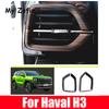 For Haval H3 2024 2025 Car Window Lift Switch Button Wood grain Panel Parts Trim Handle cover Door Armrest Panel Interior Access