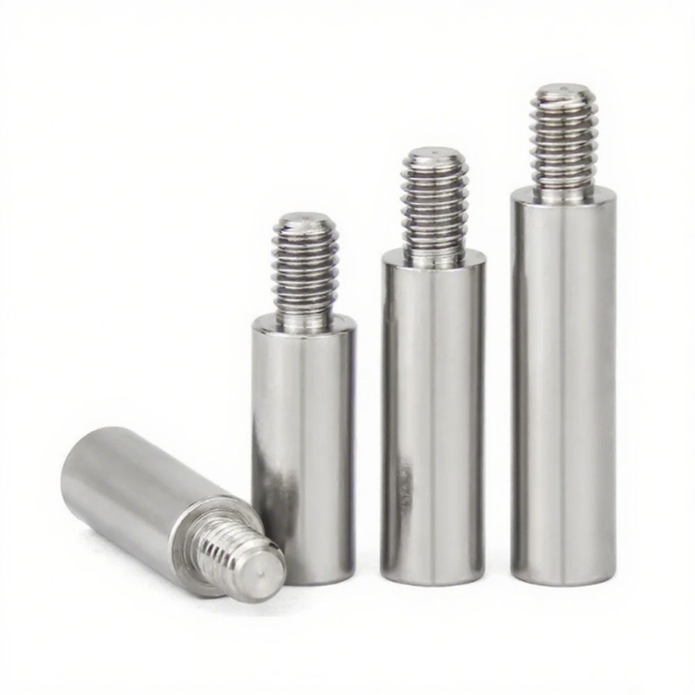 Gewindeadapter Verlängerungsstange 304 Edelstahl Schleifanschlussstange Maschinen Zubehör
