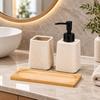 Ceramic Lotion Pump Bottle Press Pump Design Shampoo Bottle Dispenser  Bathroom