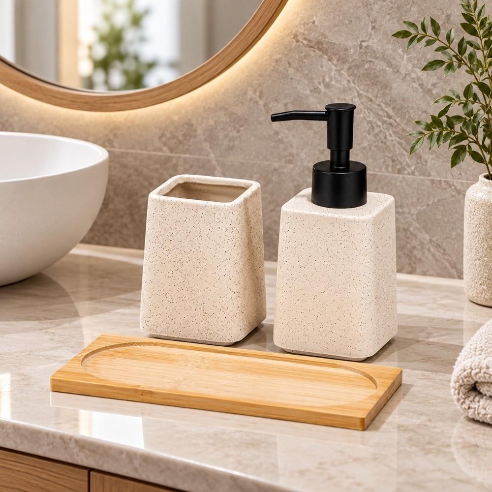 Ceramic Lotion Pump Bottle Press Pump Design Shampoo Bottle Dispenser Bathroom