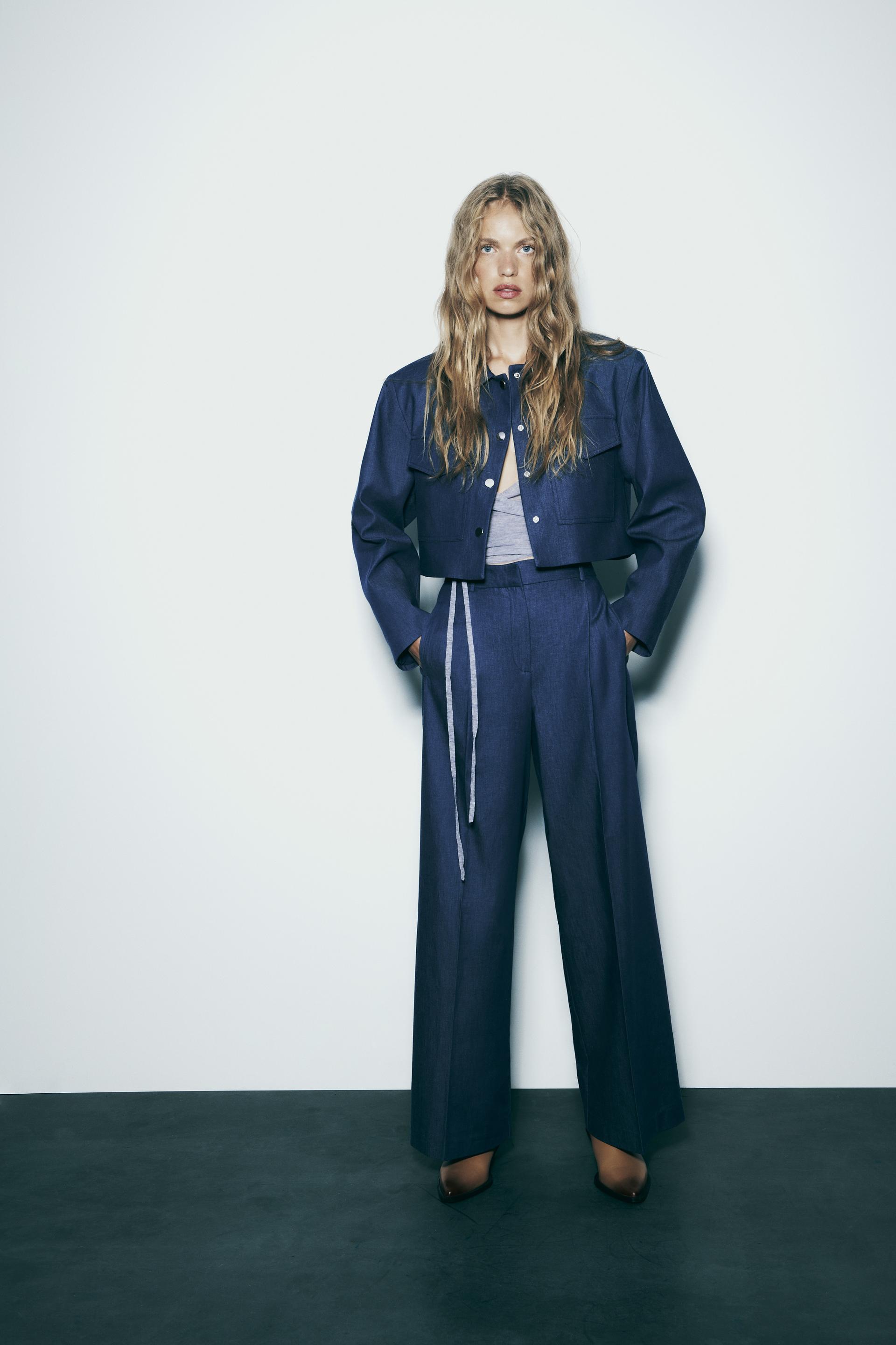 

ШИРОКИЕ БРЮКИ С ЗАСТРОНКАМИ