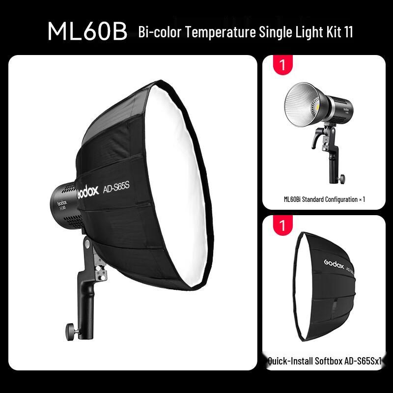 Godox ML60Bi Bi-Color LED Video Light