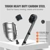 8FT Sliding Barn Door Hardware Kit, 330LBS Loading Heavy Duty Barn Door Track Kit for Single Door, Fit 3.7-4.3FT Wide and 1.3"-1.8" Thick Door Panel,