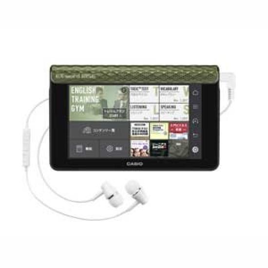 

Casio Digital English Conversation Learning Machine RISE Olive Green EX-word XDR-S1GN