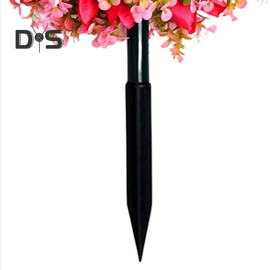 Artificial Flower Ball with Spike Realistic Faux Roses Weatherproof Artificial Rose Blooms Ball Garden Decor for Indoor Outdoor Use