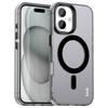 IMAK For iPhone 16 Case Compatible with MagSafe Candy Color Anti Drop TPU+PET Back Cover