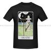 Tarot Card Death T Shirt Adventure Cartoon Time Novelty Pure Cotton Tee Shirt Crewneck Short Sleeve TShirt Gift Idea Clothes