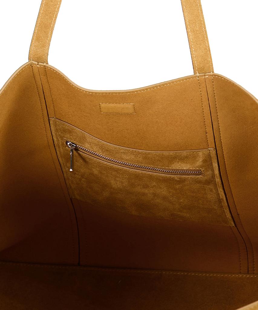 Noirer Suede Shopper Bag (Camel)