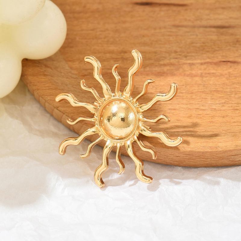 Sunflower Brooch Personality Versatile Metal Clothing Accessories Female Swallows Flying Birds Clothes Jacket Accessories
