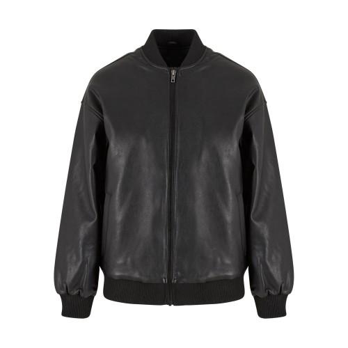 Urban Classics Womens/Ladies Synthetic Leather Bomber Jacket