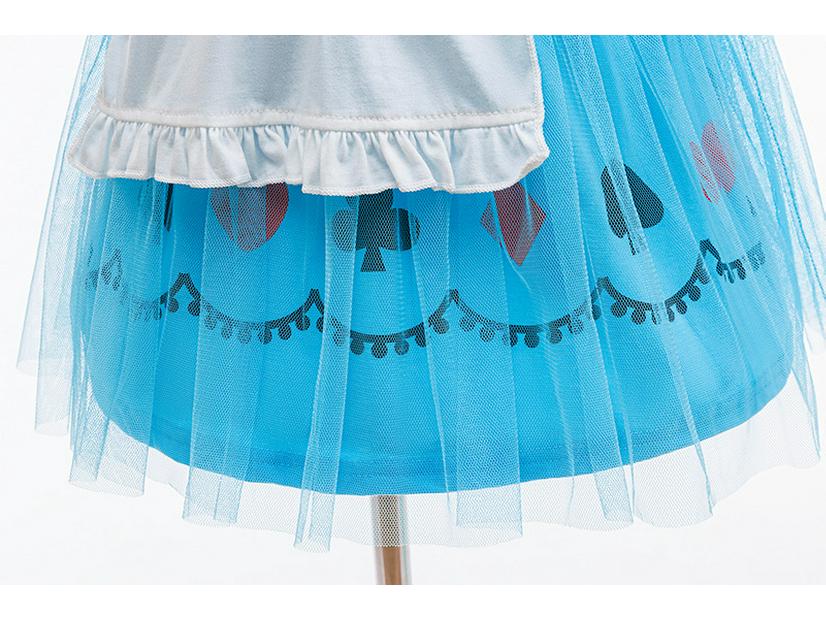 Girls' Halloween & Christmas Alice In Wonderland Princess Dress