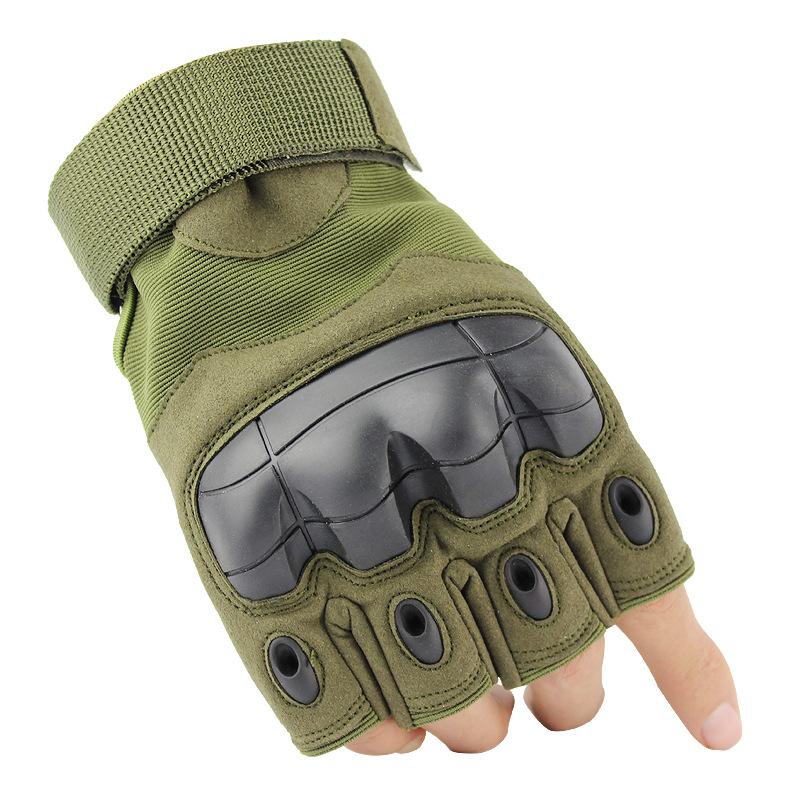 Motorcycle Half Finger Gloves Outdoor Fitness Training Breathable Cycling Gloves Half Finger M