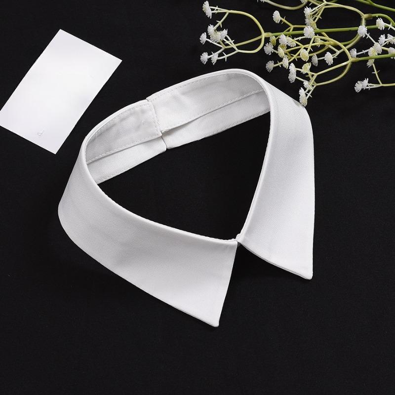 

Shirt Sweater White Fake False Collar for Womens Formal Suit Neck Choker Adjustable Detachable Collar Decorative Female Necktie
