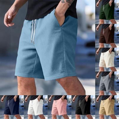 Men's Summer Casual Shorts Men's Fashion Sports Textured Shorts