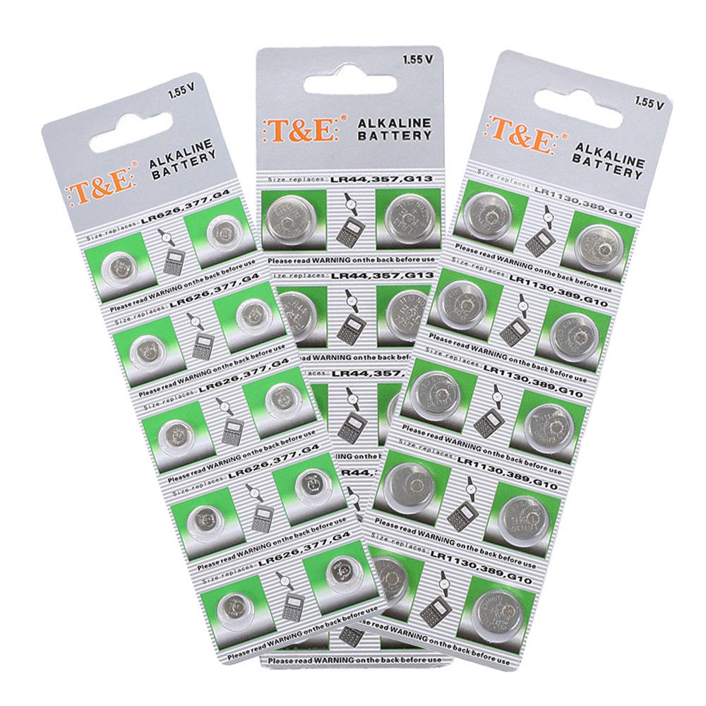 AG1/AG13/AG6/AG7 1.5V Alkaline Button Battery for Watches and Toys