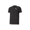 Active Soft Tee Plain Casual Round Neck Short Sleeve T-Shirt Men Tops Black 586726-01