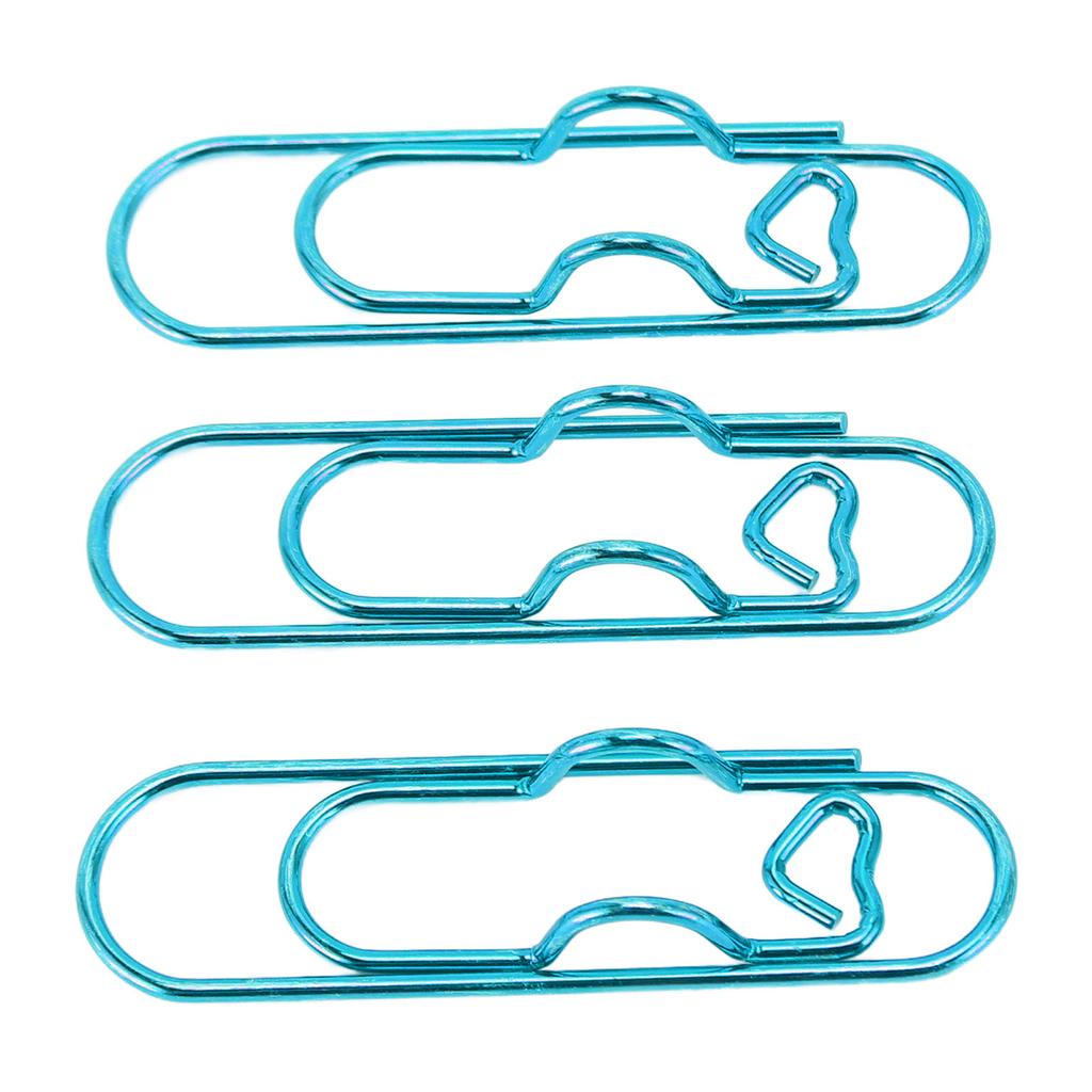 30Pcs Metal Pen Clips Stainless Steel Multifunction Portable Metal Pen Paperclip Pen Clip Holder