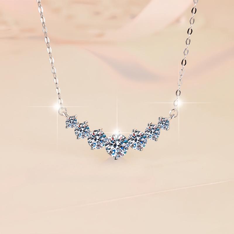 Korean Style Zircon White Gold Plated Necklace Pendant