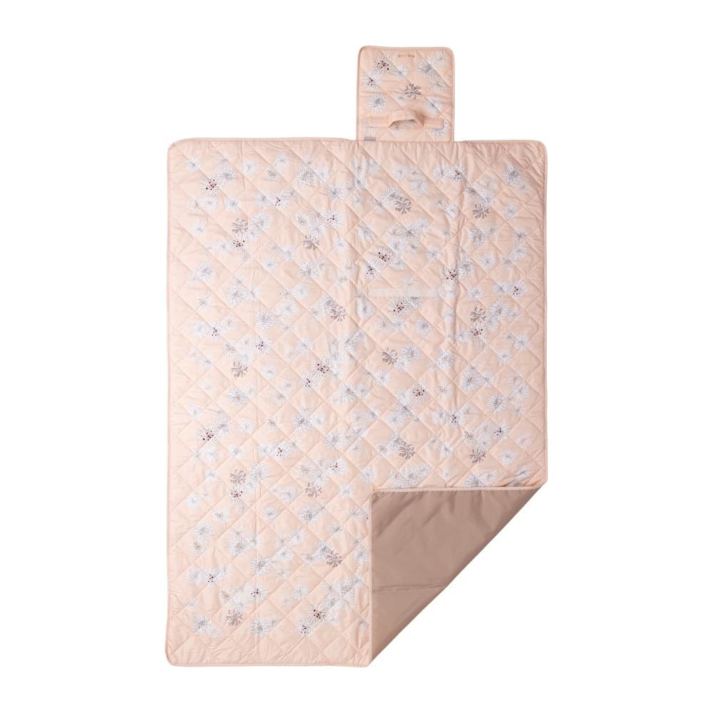 Paul & Joe Break Time Marks Picnic Mat L, Chrysanthemum Nude Pink, PAJB-MAT03-PK