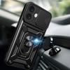 For iPhone 16 15 14 13 Pro Max Plus Magnetic Finger Ring Holder Military Protective Case