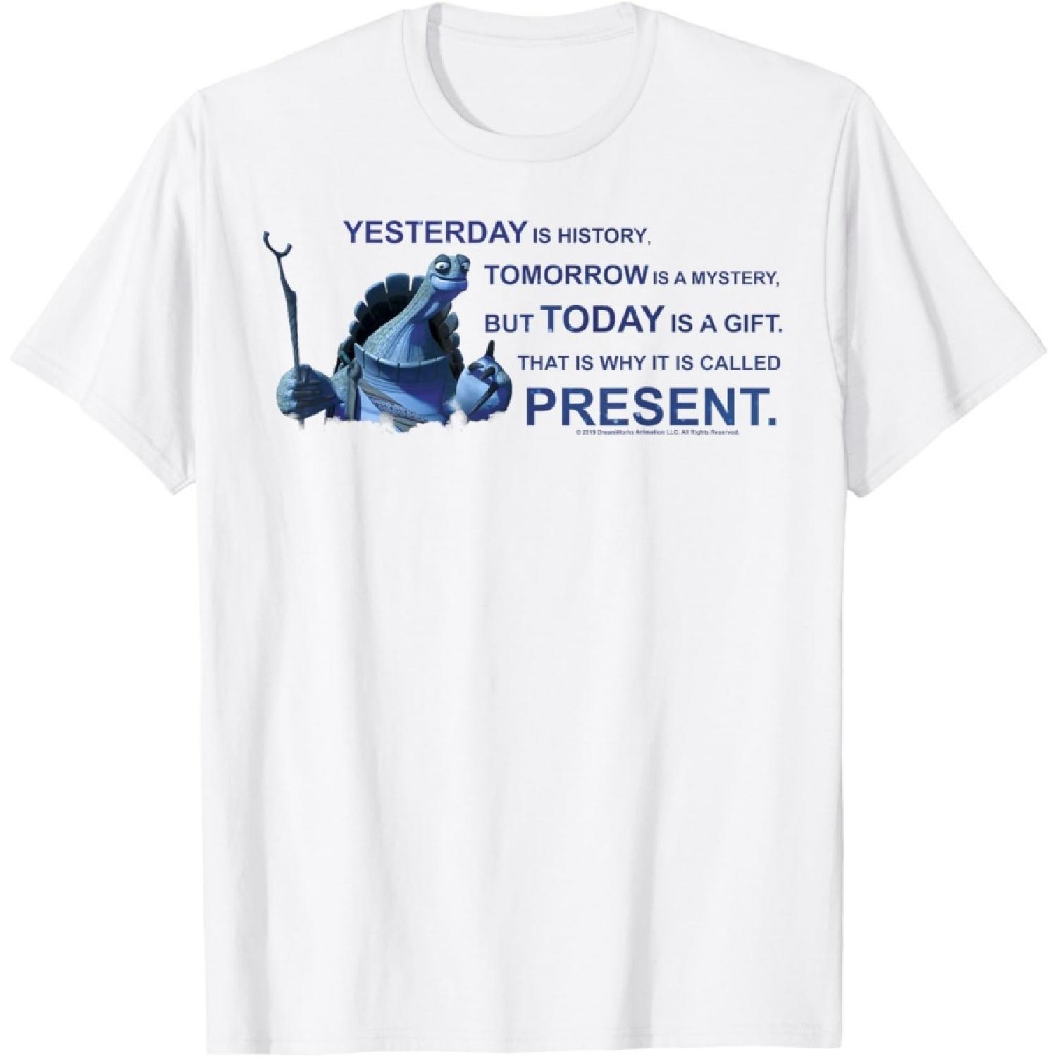 

Kung Fu Panda Oogway Quote Portrait T-Shirt XXXXXL білий