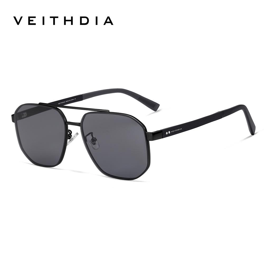 VEITHDIA Brand Vintage Sunglasses For Men Women Polarized UV400 Lens Outdoor Driving Eyeglasses For Male,Fashion Eyewear 8280