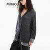 MO&Co. Faux Two-Piece Mohair Wool Blend Cardigan