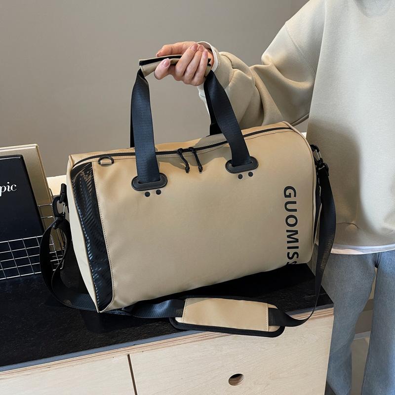 New Large-capacity Travel Bag Women's Short-distance Storage Duffel Bag Men's Dry and Wet Separation Sports Portable Shoulder Fitness Bag
