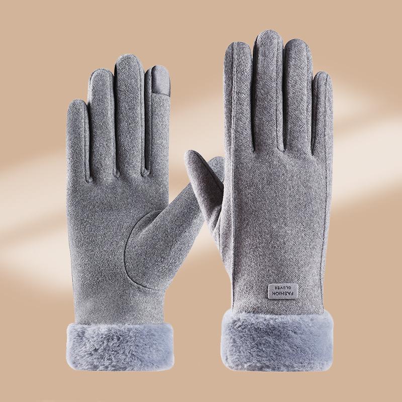 Women's Gloves Warm Windproof Winter Gloves For Women Cold Resistant Touch Screen Gloves Finger Gloves Halloween Accessories