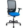 Zulema - Chaise De Bureau Ergonomique Avec Mécanisme Synchrone, Accoudoirs 2D - Dossier En Maille Respirante De Couleur Noire Et