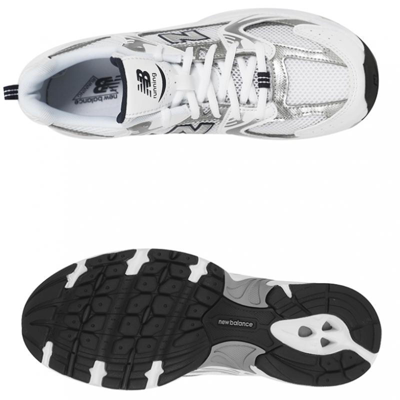 New Balance Genuine 530 Gs White Silver Metallic Indigo