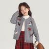 Spring New Children's Cute All-match Animal Pattern Knitted Cardigan