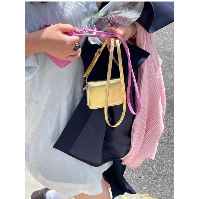 

Корейская версия Ins Маленькая квадратная сумка женская новая мини симпатичная сумка для карт компонент мини сумка через плечо ниша поясная сумка