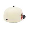 New Era 59FIFTY Cap MLB Atlanta Braves ATL Side Patch ONSPOTZ Exclusive and Gokyu Fifty 5950 Side Patch Straight Flat Visor Fashion Trends Popular