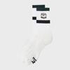 Emblem Crew Socks - White:Hunter