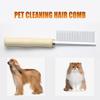 Round Comb Needle Wooden Handle Grooming Comb Practical Pet Cleaning Comb Cat Comb