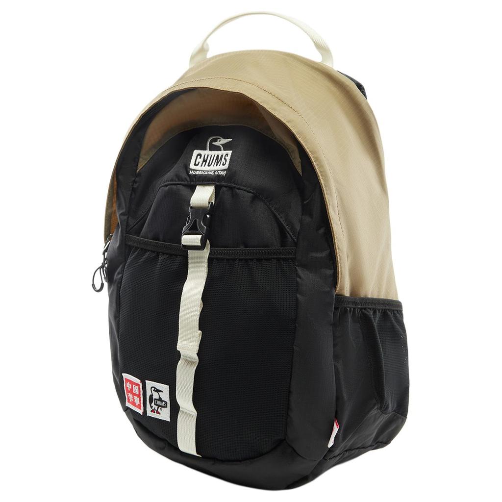 New LiNing CHUMS Collaboration Nylon Backpack Unisex Seaweed Umber ABSV091-2